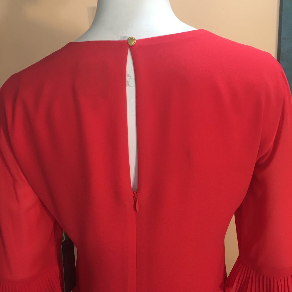 Vince Camuto Coral Chiffon Shift Dress size6&4 - Picture 13 of 15